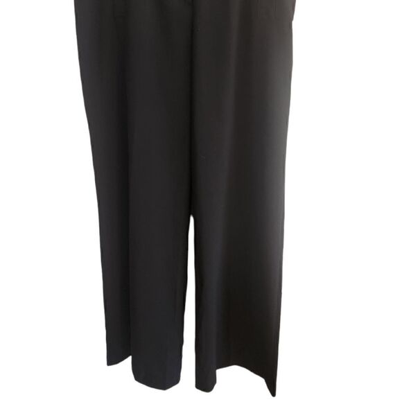 Larry Levine Black Stretch Slim Fit Pants Size 12 - Picture 2 of 7